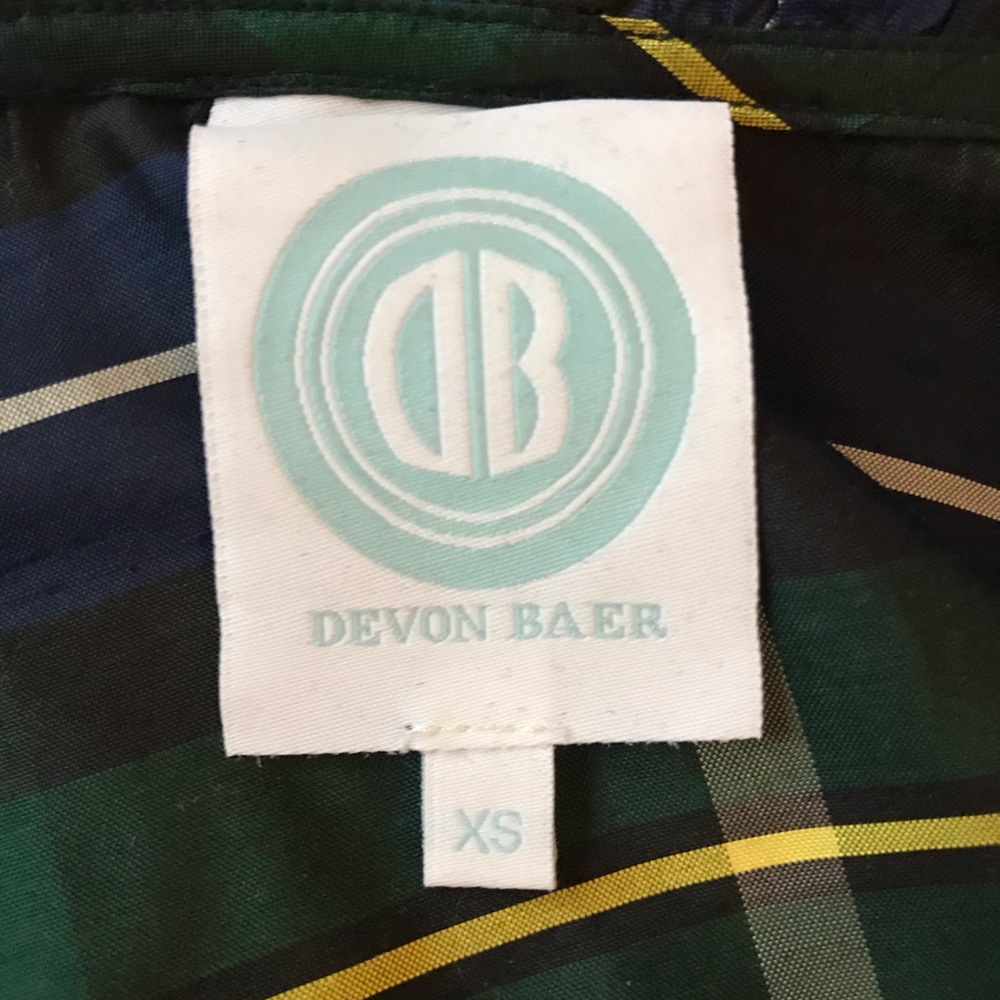 Devon Baer Plaid Shift Dress - image 3